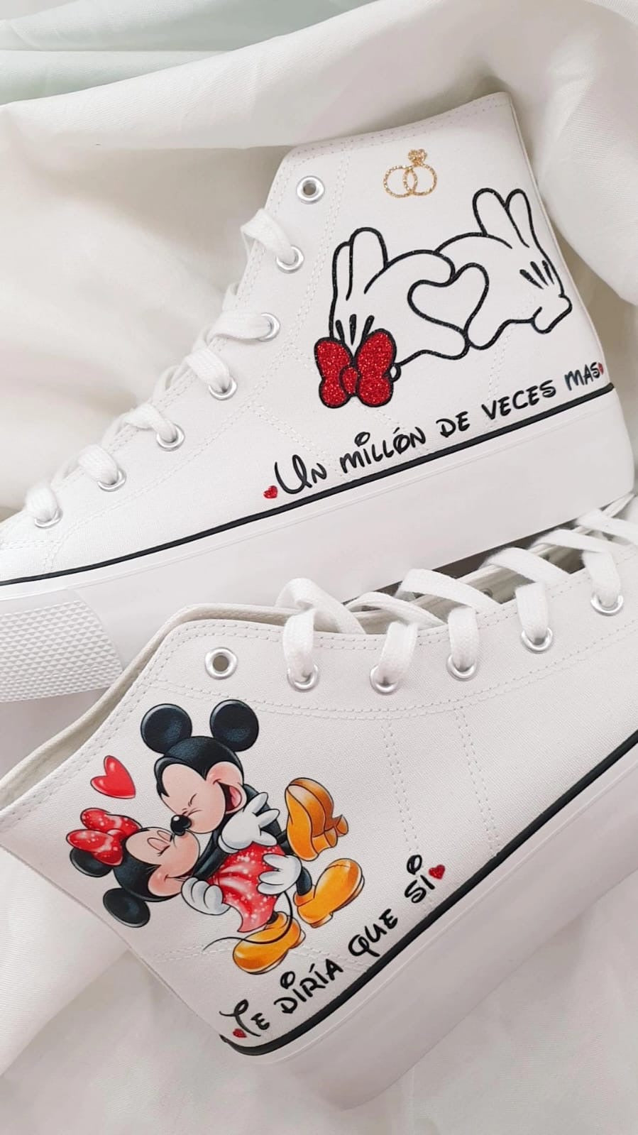 Zapatillas Novia Plataforma Disney