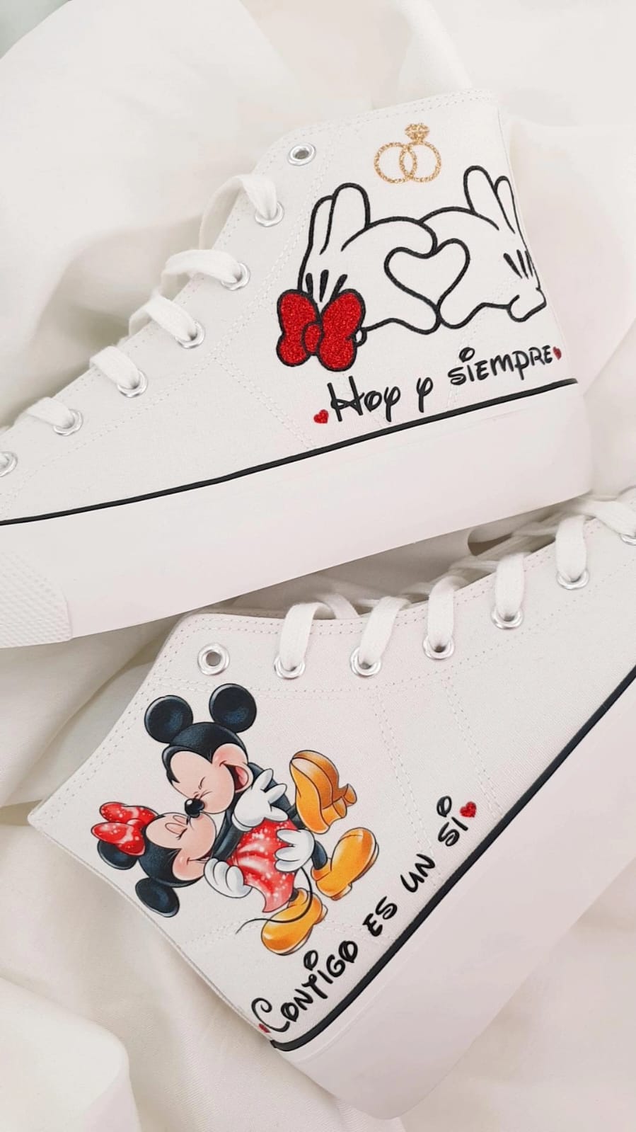 Zapatillas Novia Plataforma Disney