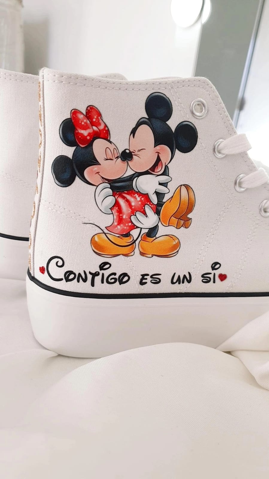 Zapatillas Novia Plataforma Disney