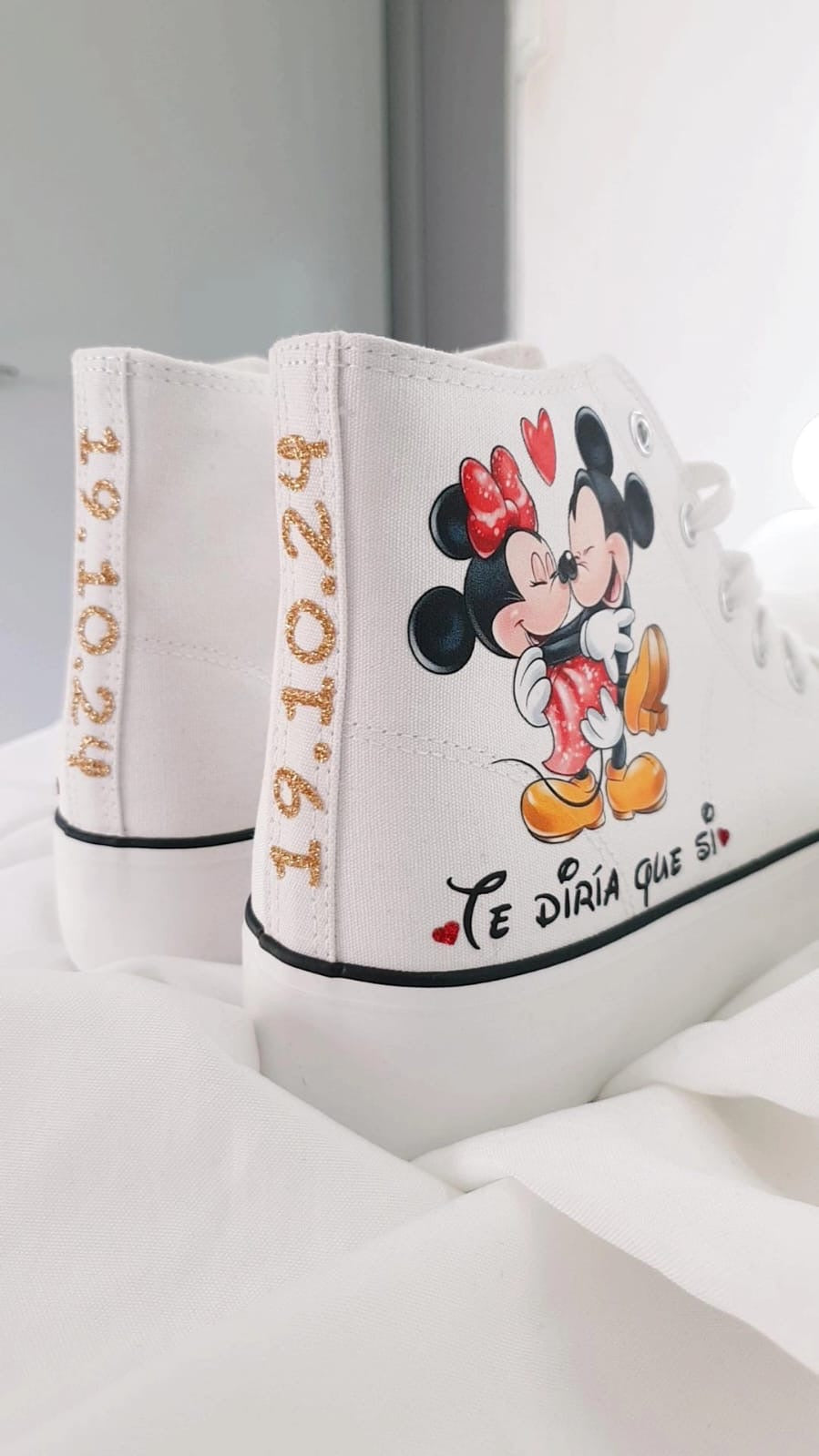 Zapatillas Novia Plataforma Disney