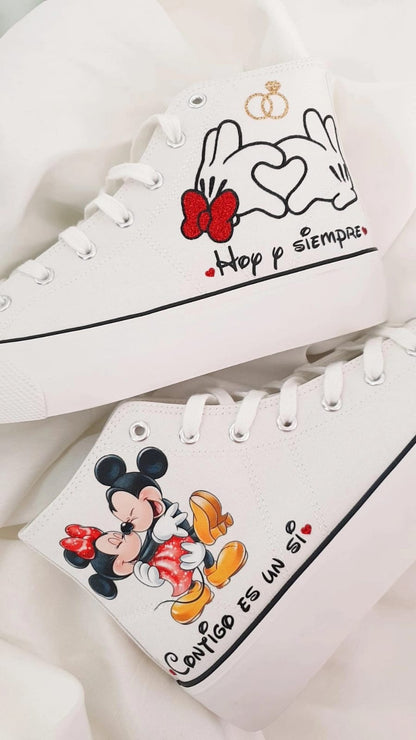 Zapatillas Novia Plataforma Disney