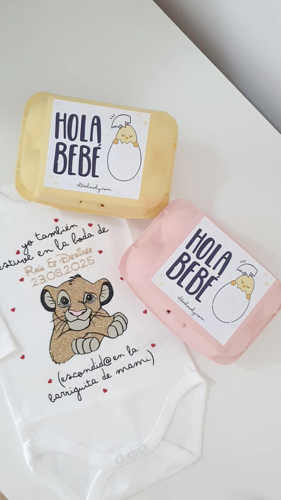 Huevera Boda 💕 🐣