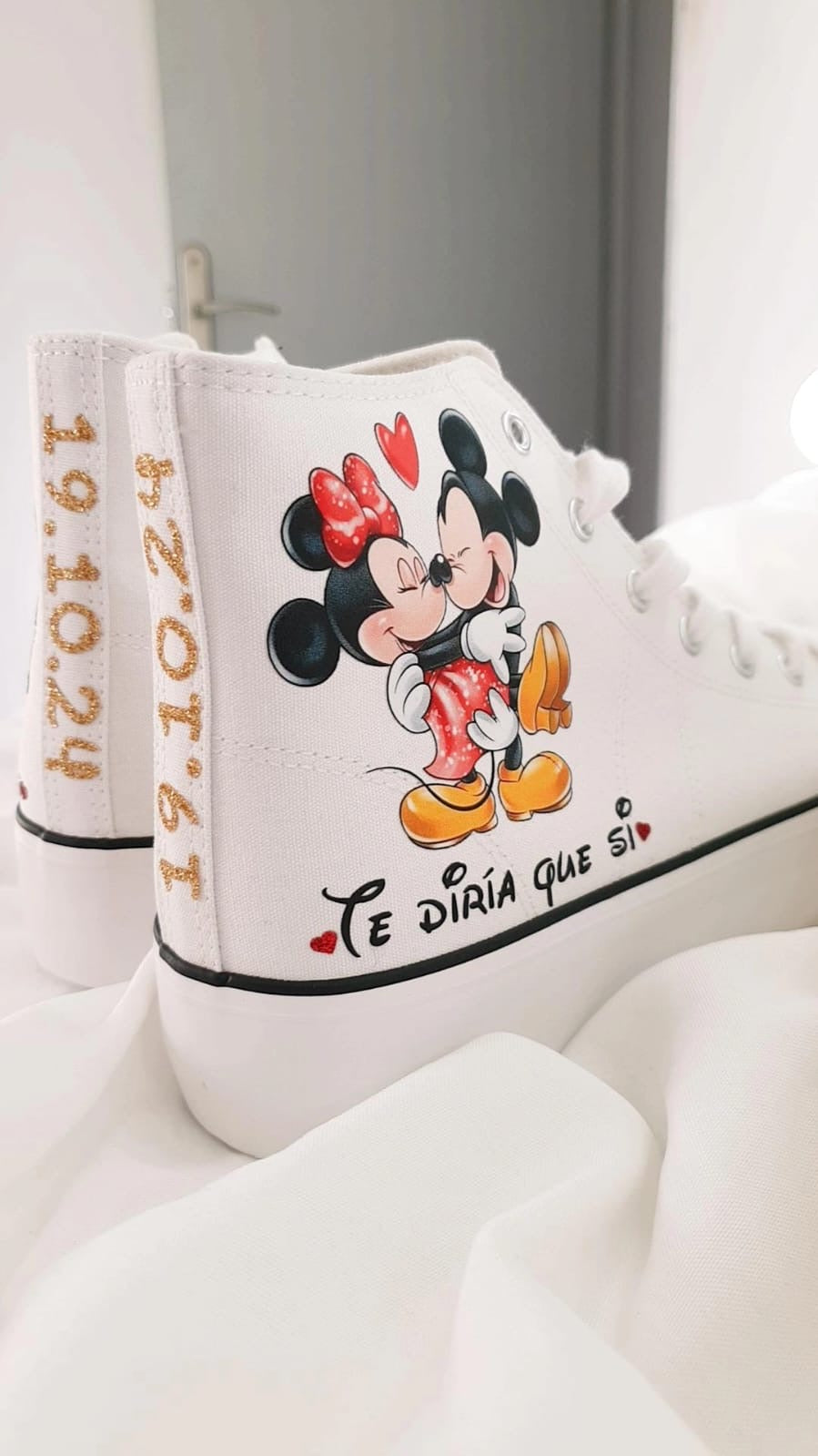 Zapatillas Novia Plataforma Disney