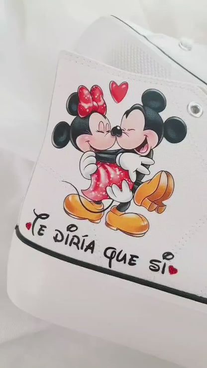Zapatillas Novia Plataforma Disney