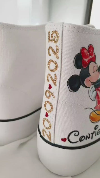 Zapatillas Novia Plataforma Disney